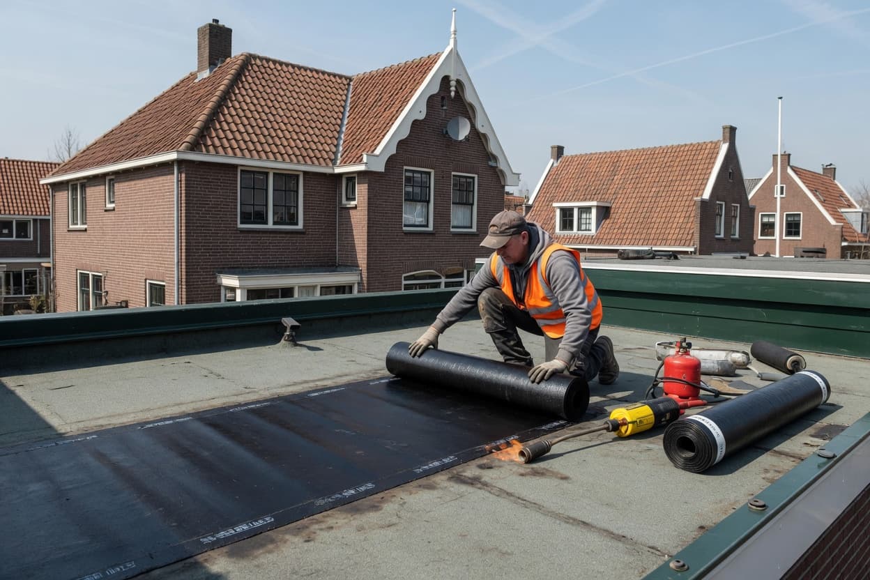 Plat dak nieuw