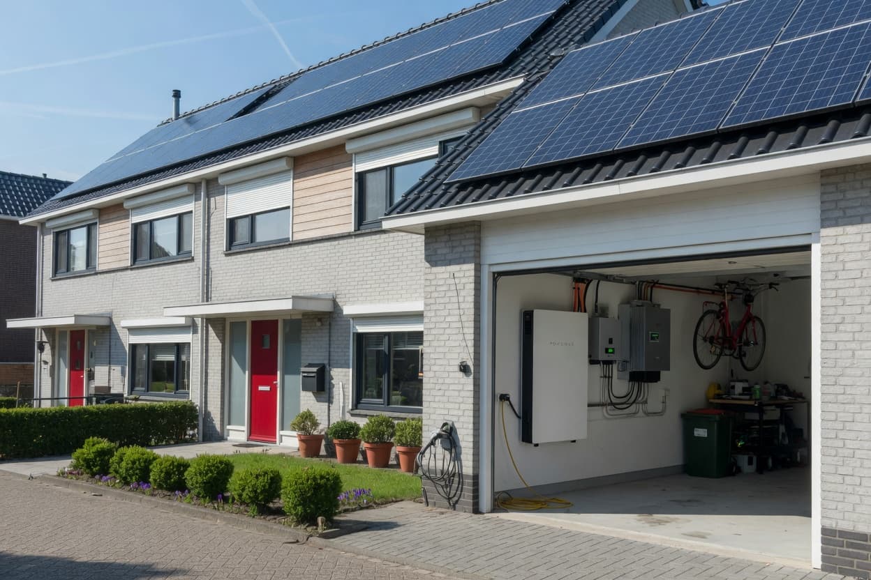 Thuisbatterij + zonnepanelen