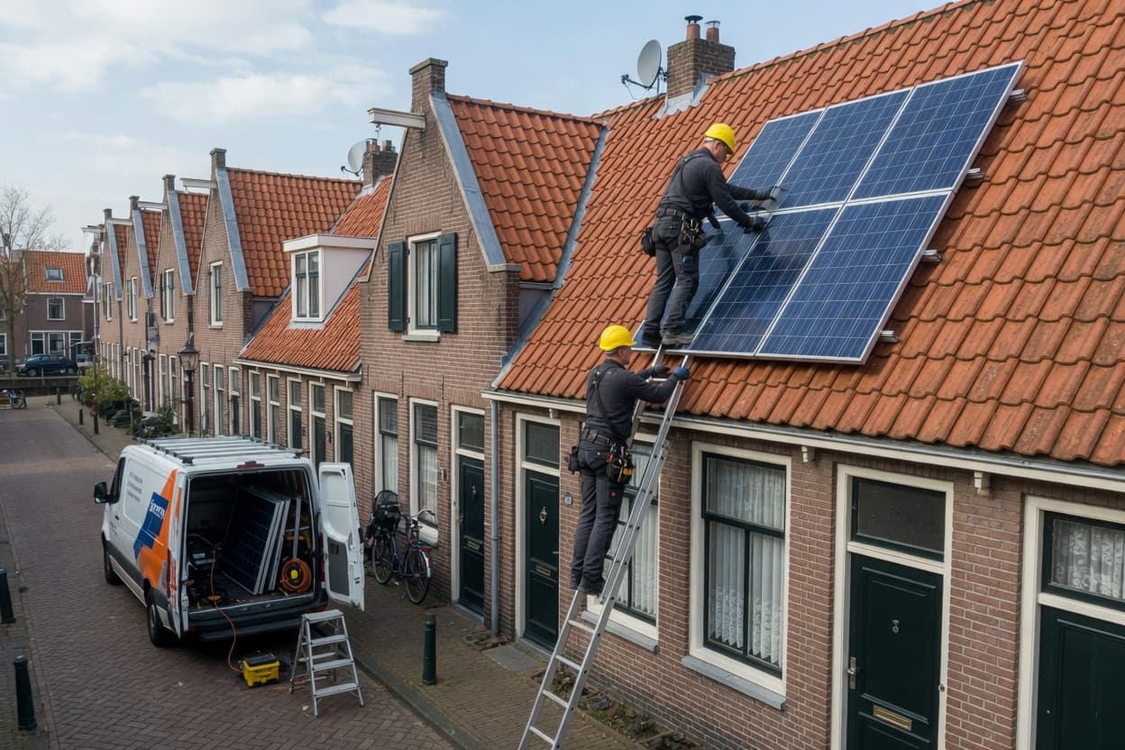 Zonnepanelen huren